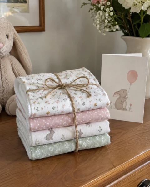Burp Cloth Free Sewing Pattern (Flannel and Terry)