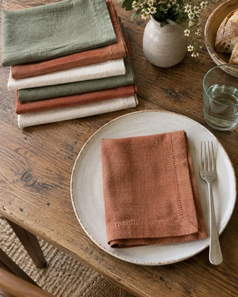 Cloth Napkins Free Sewing Pattern (Mitred Corners)