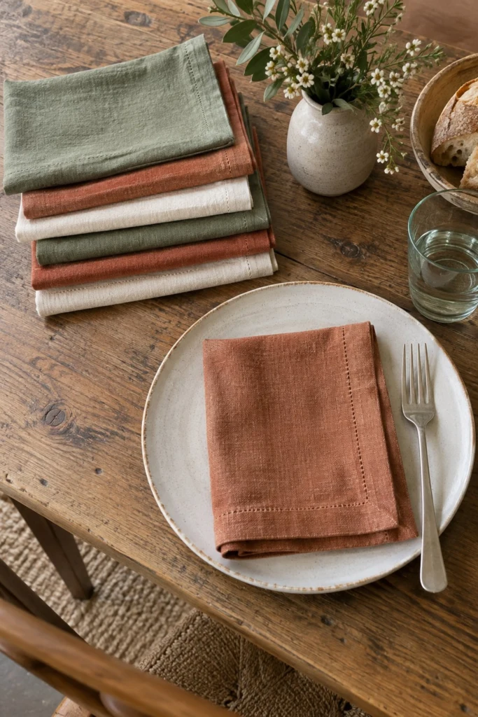 Cloth Napkins Free Sewing Pattern (Mitred Corners)