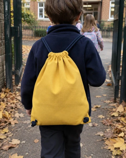 Kids Drawstring Backpack Free Sewing Pattern